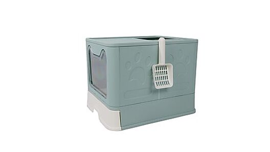 Animalis - Maison de Toilette IN et OUT pour Chat - 51x41x38cm image number null