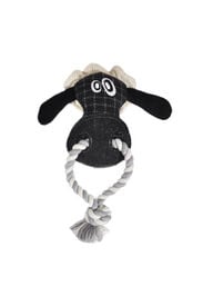 Animalis - Jouet Mouton Corde + Laine Recyclée pour Chiens - 25cm