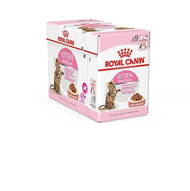 Royal Canin - Sachets Kitten Sterilised en Sauce pour Chaton - 12x85g