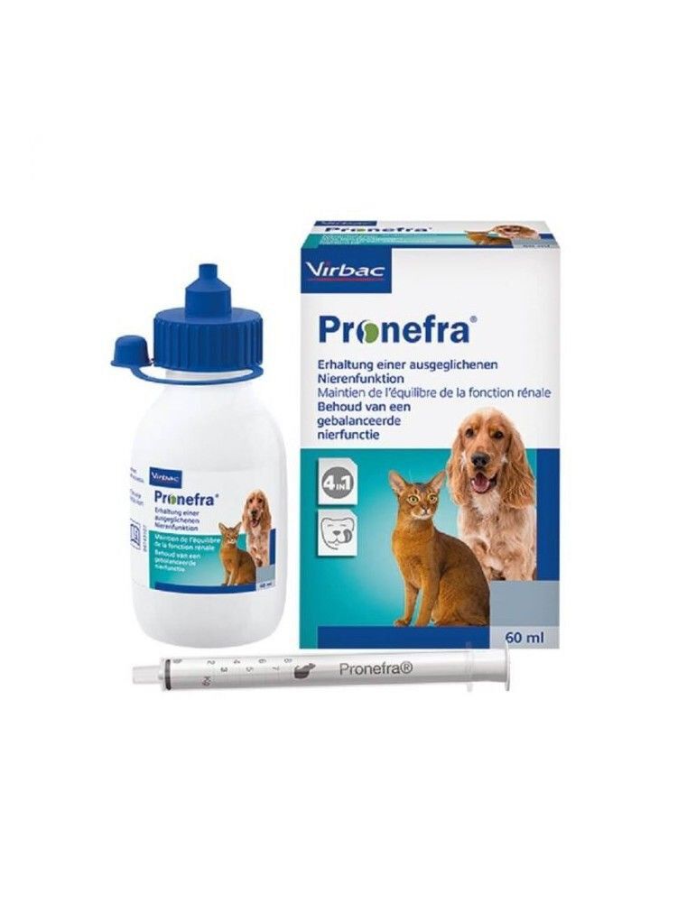 Virbac - Suspension Liquide Pronefra Fonction Renal pour Chiens et Chats - 60ml Image num&eacute;ro 2