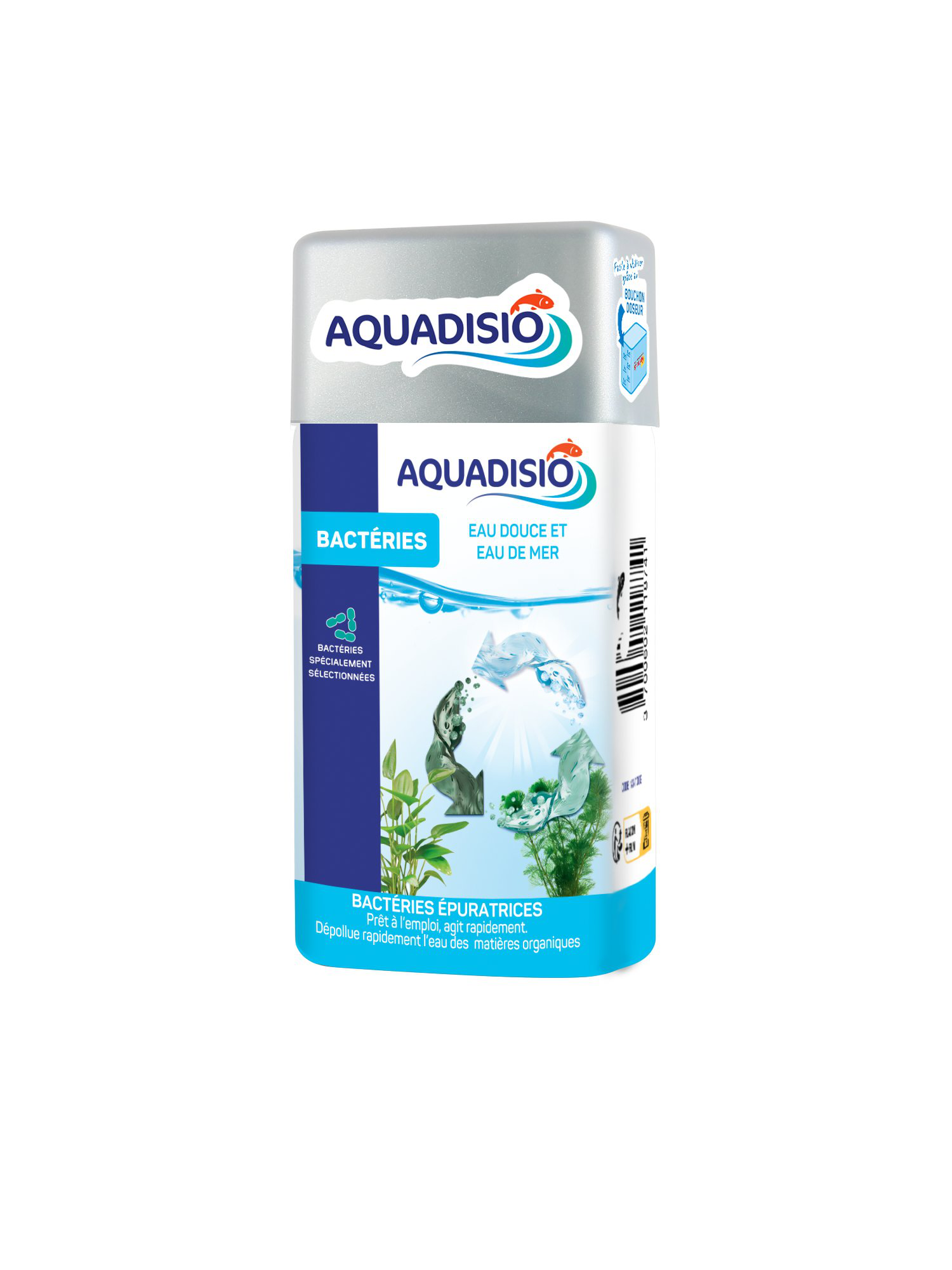 Aquadisio - Bact&eacute;ries Epuratrices pour Eau Douce et Eau de Mer - 250ml Image num&eacute;ro 1