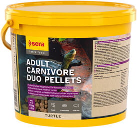 Sera - Aliments Adult Carnivore Duo Pellets pour Tortues Aquatiques - 1,15Kg