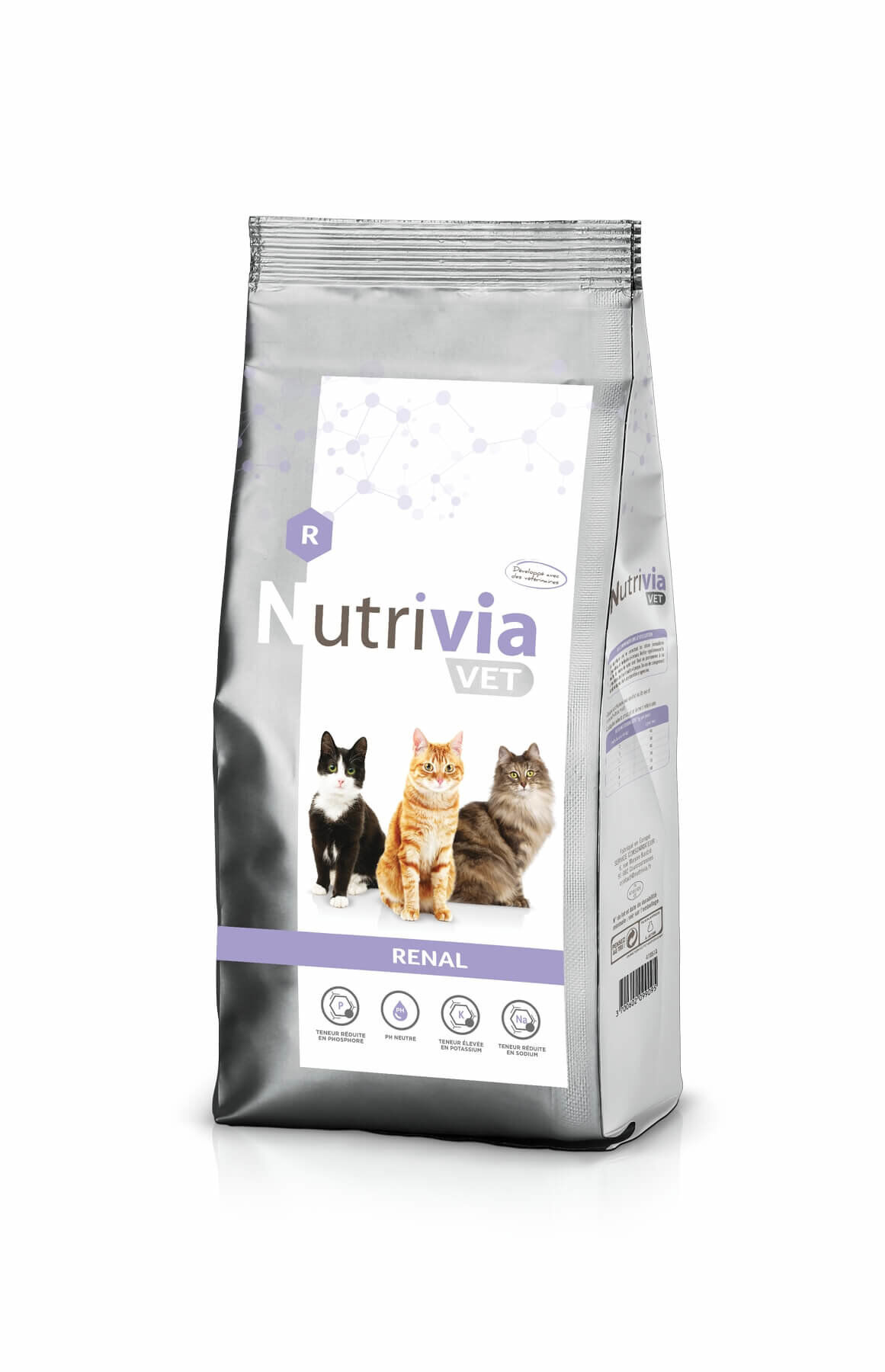 Nutrivia Vet - Croquettes Renal pour Chats - 3Kg Image num&eacute;ro 1