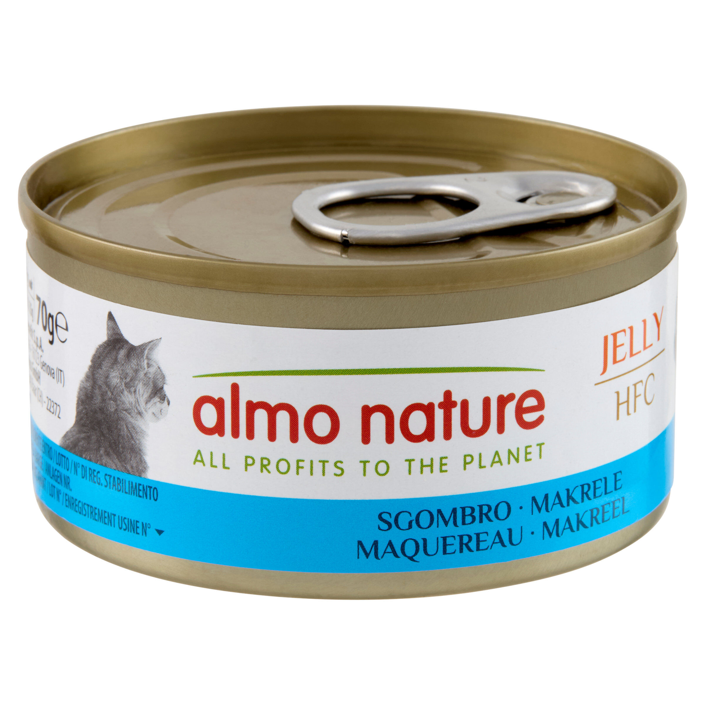 Almo Nature - P&acirc;t&eacute;e en Bo&icirc;te HFC Jelly Maquereau pour Chat - 70g Image num&eacute;ro 1