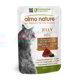 Almo Nature - P&acirc;t&eacute;e Hfc Jelly Filet De Thon Et Algues - 55g