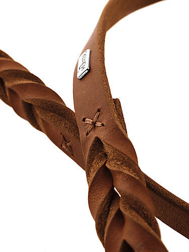 Hunter - Laisse Solid Education en Cuir de B&oelig;uf Cognac Image num&eacute;ro 2