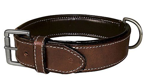 Bobby - Collier Classique Haute Finition Marron pour Chiens - 55cm Image num&eacute;ro 1