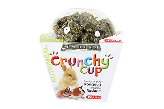 Zolux - Friandises Crunchy Cup à la Luzerne et Carotte pour Rongeur - 200g image number null