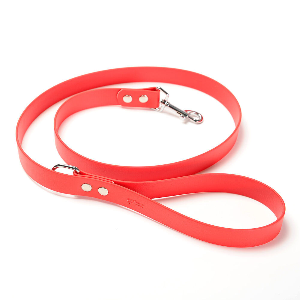 Gotoo - Laisse Premium Biotane pour Chien - Rouge Image num&eacute;ro 1