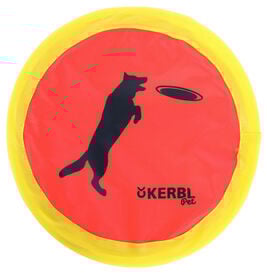 KERBL - FRISBEE NYLON ROUGE/JAUNE - Ø24CM