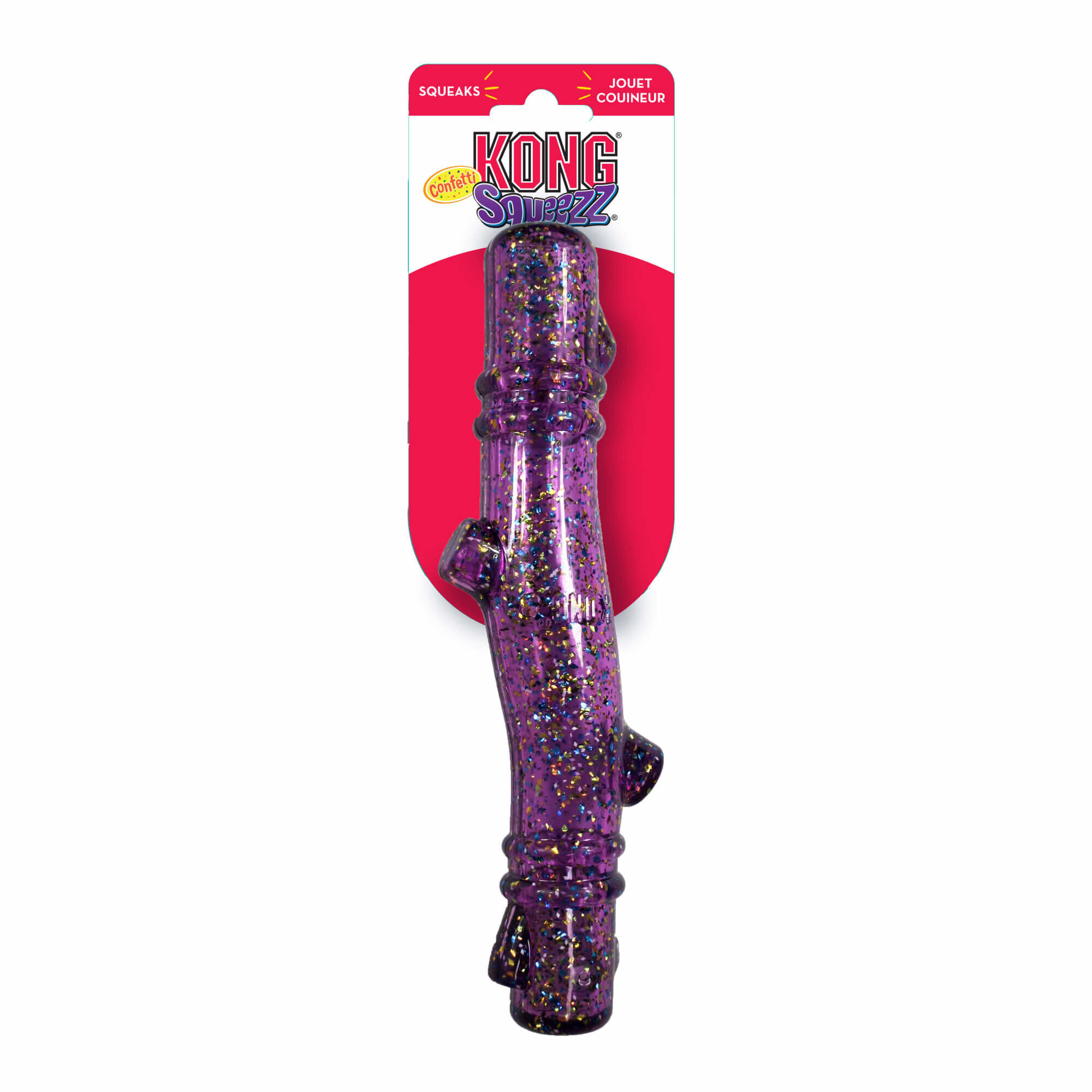 KONG - Jouet B&acirc;ton Squeezz Confetti Stick pour Chien - M Image num&eacute;ro 4