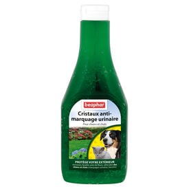 Beaphar - Cristaux anti-marquage urinaire extérieur pour chien et chat -  480 g