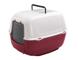 Ferplast - Maison de Toilettes Prima pour Chats - Bordeaux