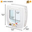 Ferplast - Chatière Swing 7 Set Magnétique en Plastique - Marron Indicateur image numéro 2