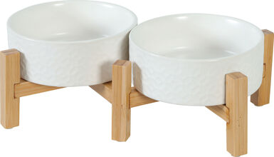Zolux - ECUELLE GRES KERAMO DUO BLA 600ML