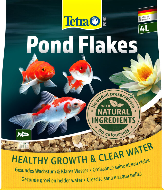 Tetra - Aliment Complet Pond Flakes en Flocons pour Poisson de Bassin - 4L image number null