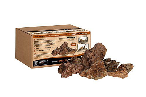 Aquavie - Kit D&eacute;coration Naturelle Canyon pour Aquarium - 60/90L Image num&eacute;ro 1