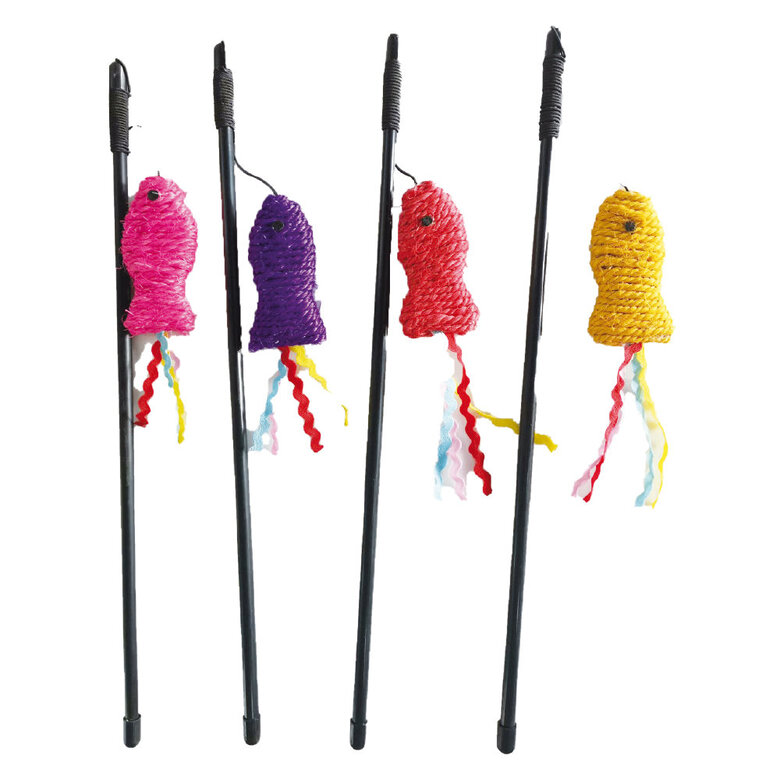 Croci - Jouet Baguette Little Fish pour Chats - 40cm Image numéro 1 Croci - Jouet Baguette Little Fish pour Chats - 40cm Image numéro 1