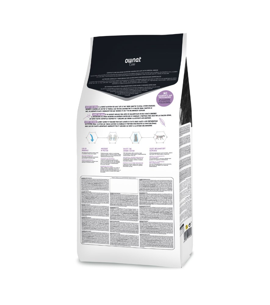 Ownat - Croquettes Care Renal pour Chats - 3Kg Image num&eacute;ro 3