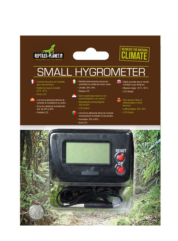 Reptiles Planet - Hygrom&egrave;tre Digital Small Hygrometer pour Terrarium Image num&eacute;ro 1