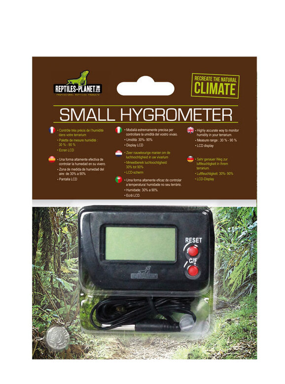 Reptiles Planet - Hygromètre Digital Small Hygrometer pour Terrarium Image numéro 1 Reptiles Planet - Hygromètre Digital Small Hygrometer pour Terrarium Image numéro 1