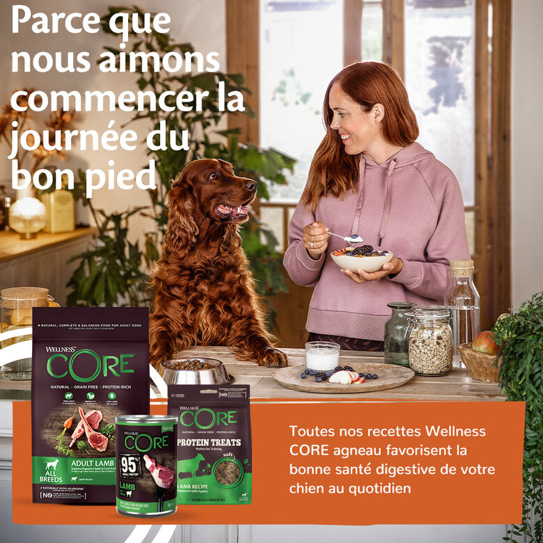 Wellness CORE - Croquettes à l'Agneau pour Chien de Toutes Races - 1,8Kg Image numéro 6 Wellness CORE - Croquettes à l'Agneau pour Chien de Toutes Races - 1,8Kg Image numéro 6