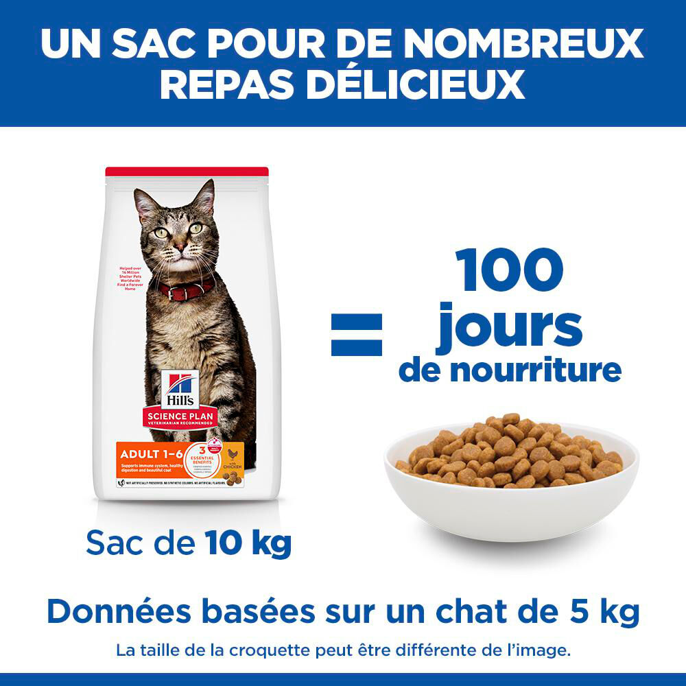 Hill's Science Plan - Adult Croquettes Pour Chat Au Poulet -  3kg Image num&eacute;ro 15