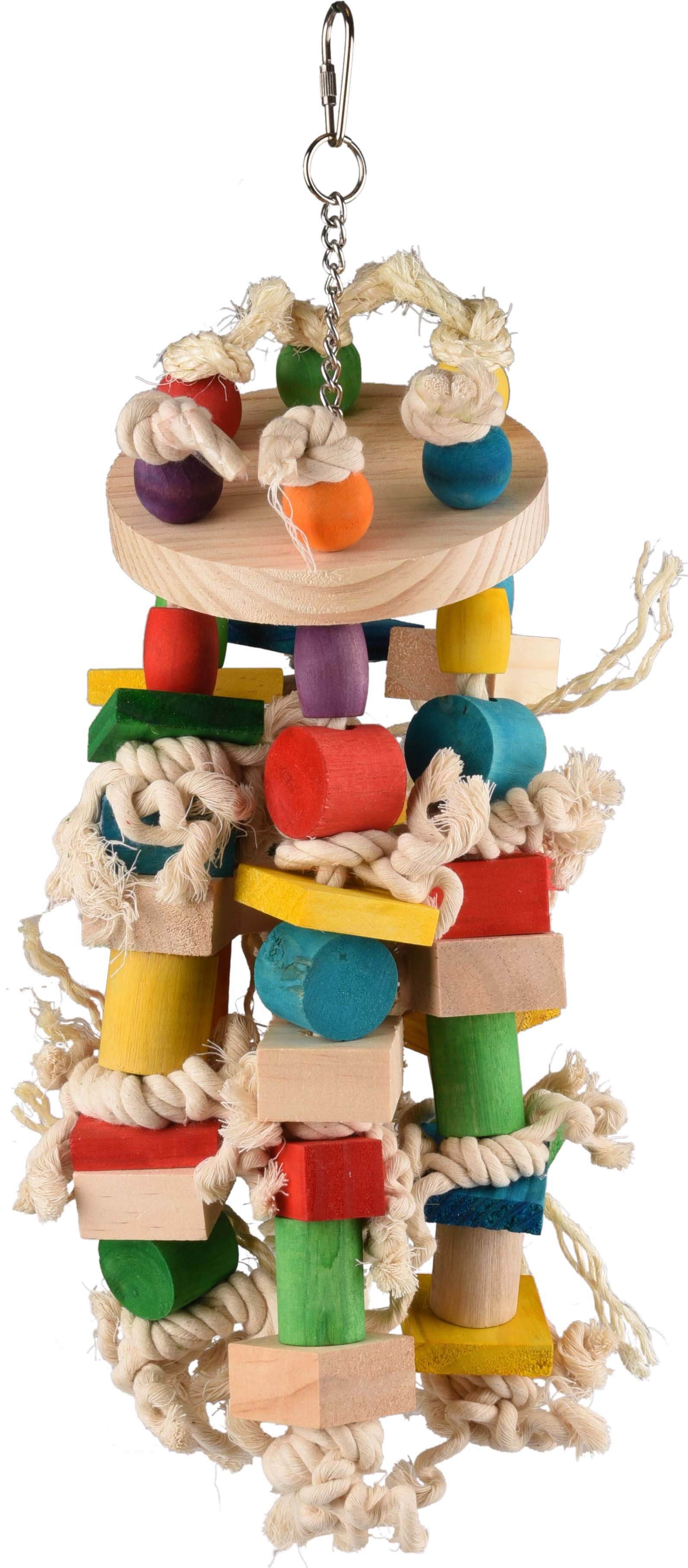 Flamingo - Jouet Rainbow Multicolor pour Grandes Perruches - 42cm Image num&eacute;ro 1