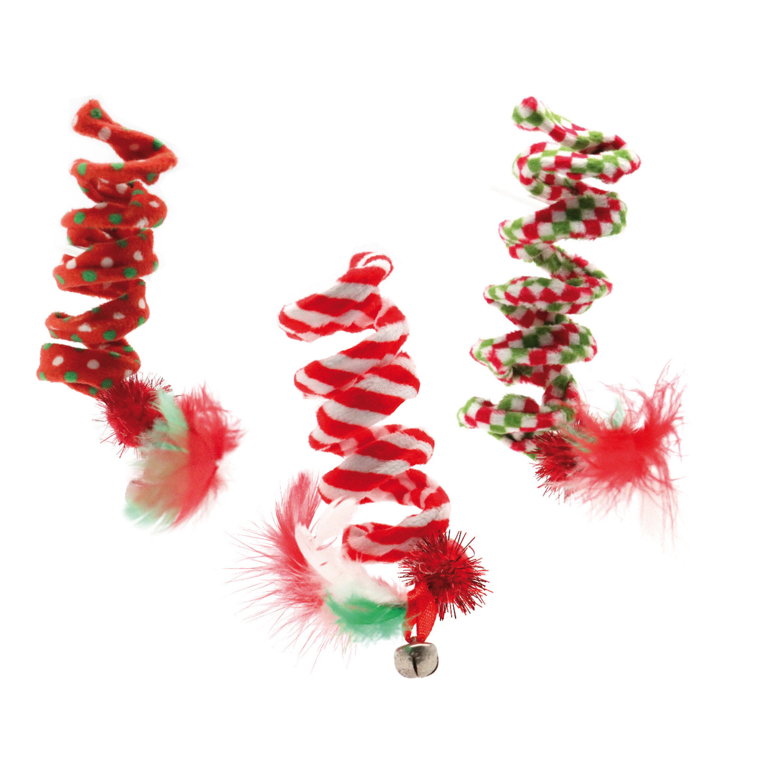 Croci - Jeu Chat Xmas Bounce - 10cm 3PC Image num&eacute;ro 1