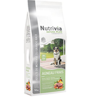 Nutrivia Nature Plus - Croquettes Naturelles à l'Agneau Frais pour Chien Adulte de Moyenne et Grande Race - 12Kg image number null