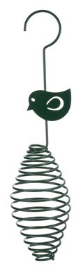 Trixie - Mangeoire Boule de Graisse spirale avec oiseau métal - 7x35cm
