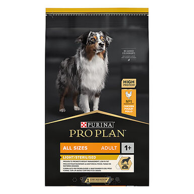 Pro Plan - Croquettes All Size Light Sterilised Poulet pour Chien