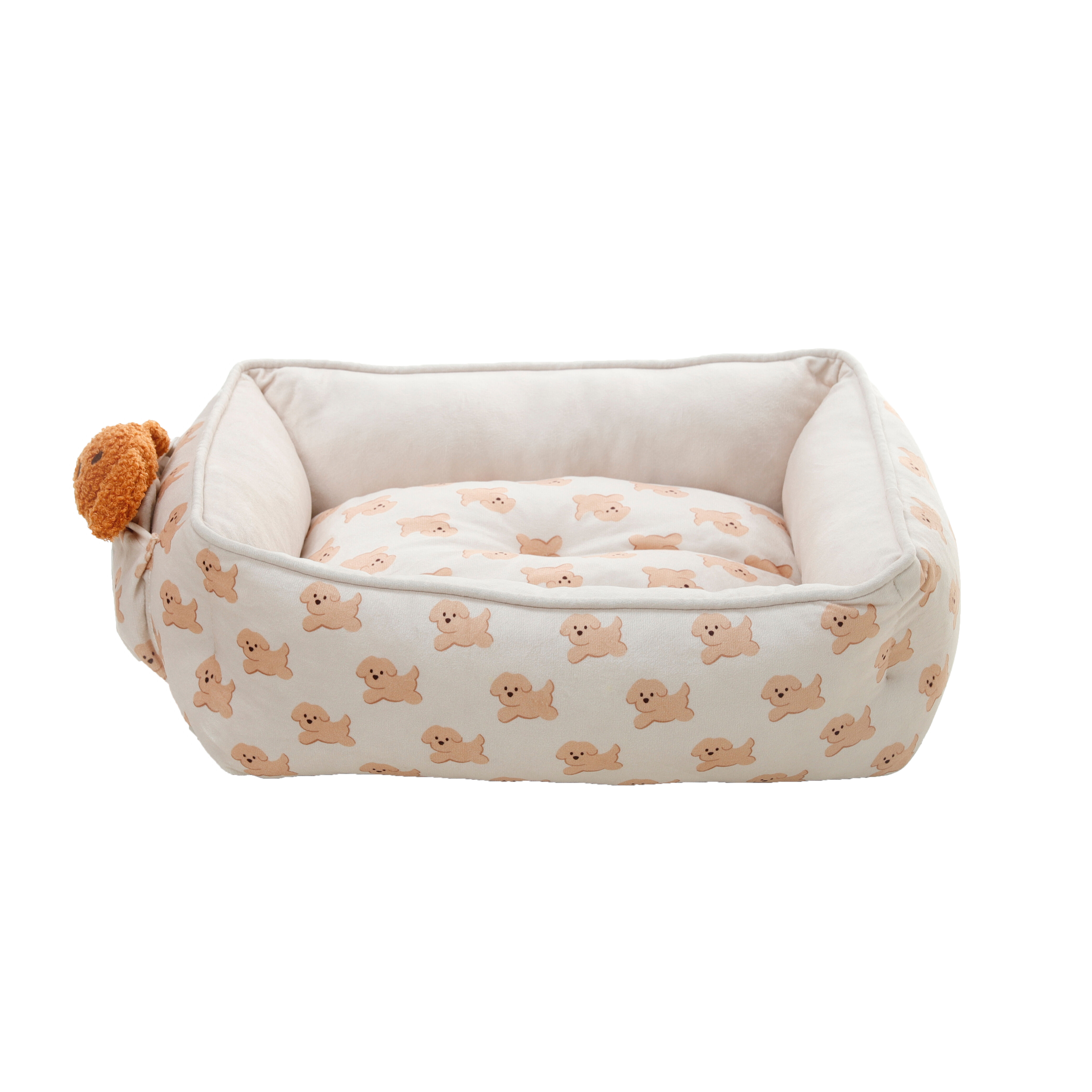 Leeby - Sofa Doudou Chiot pour Chiots - Blanc Image num&eacute;ro 4