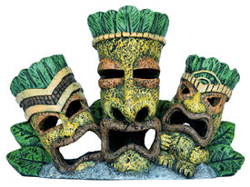 Superfish - Décoration Tiki Triple Brown pour Aquarium - 16cm