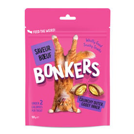 Bonkers - Friandises Saveur Boeuf pour Chats - 180g