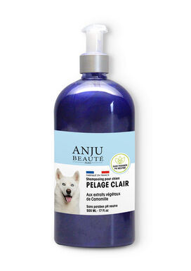 Anju Beaute - Shampooing pelage clair Chiens 500ml