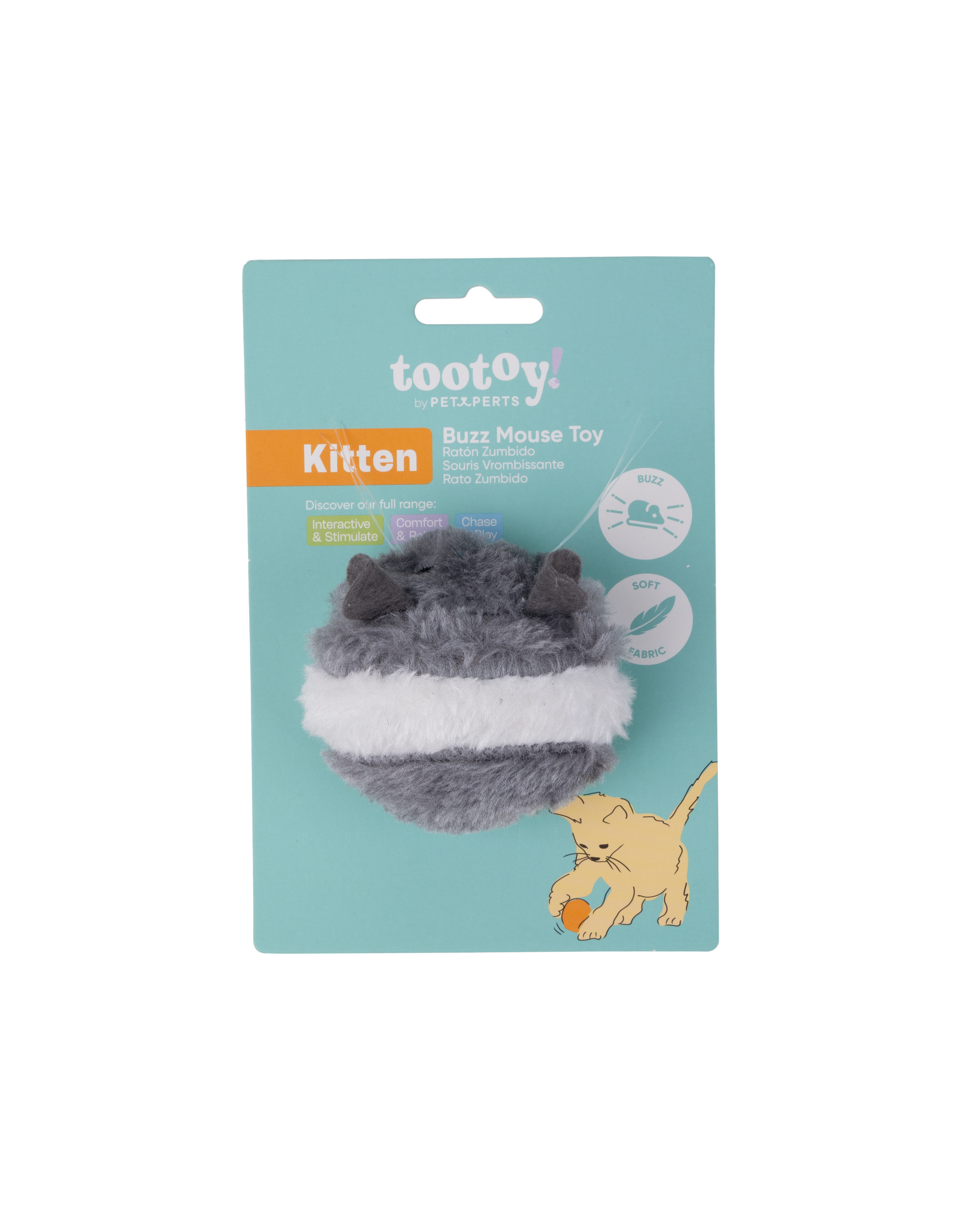 Tootoy! - Jouet Souris Vibrante pour Chats - 8cm Image num&eacute;ro 1