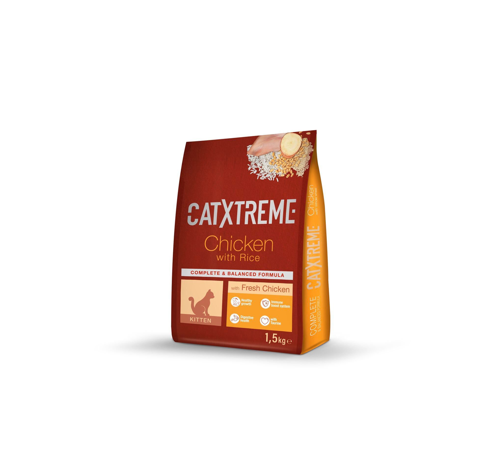 CatXtreme - Croquettes Kitten au Poulet Frais pour Chaton - 1,5Kg Image num&eacute;ro 2