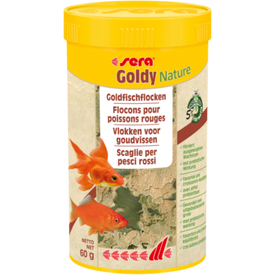 Sera - Aliment Goldy Nature en Flocons pour Poisson Rouge - 250ml/60g