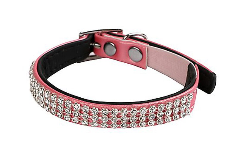 Animalis - Collier Diam's pour Chat - Rose image number null