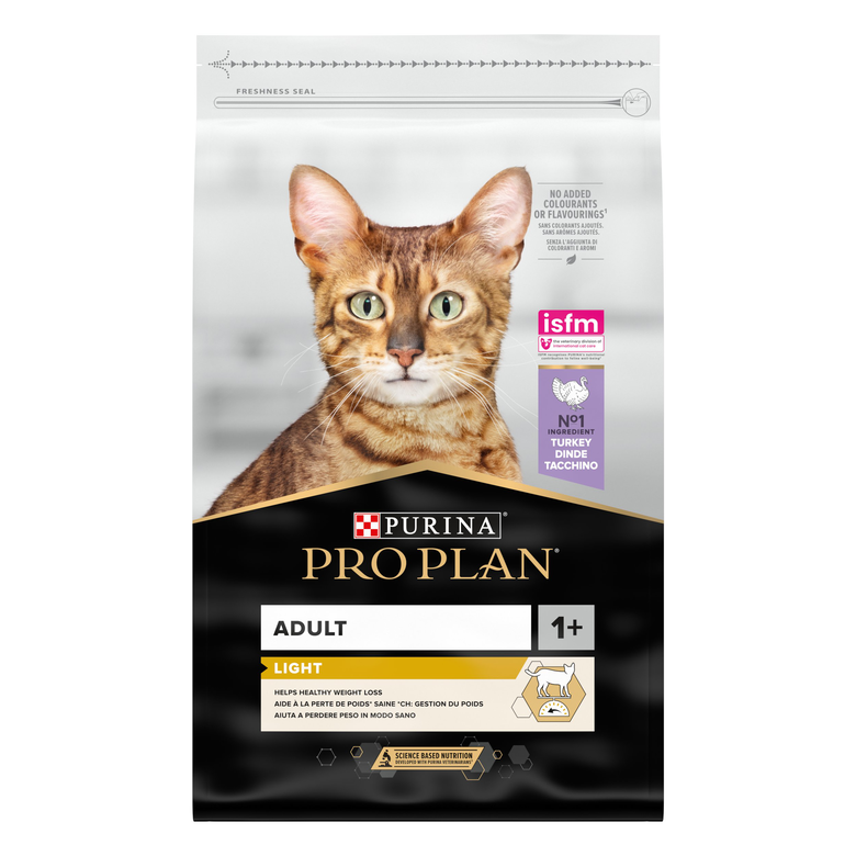 Pro Plan - Croquettes Light à la Dinde pour Chat Adulte - 10Kg Image numéro 1 Pro Plan - Croquettes Light à la Dinde pour Chat Adulte - 10Kg Image numéro 1