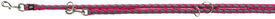 Trixie - Cavo laisse réglable, fushia/gris graphite