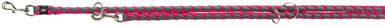Trixie - Cavo laisse réglable, fushia/gris graphite