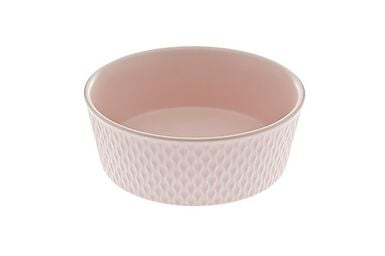 Ferribiella - Bol Porcelaine Galatea Rose pour Chiens