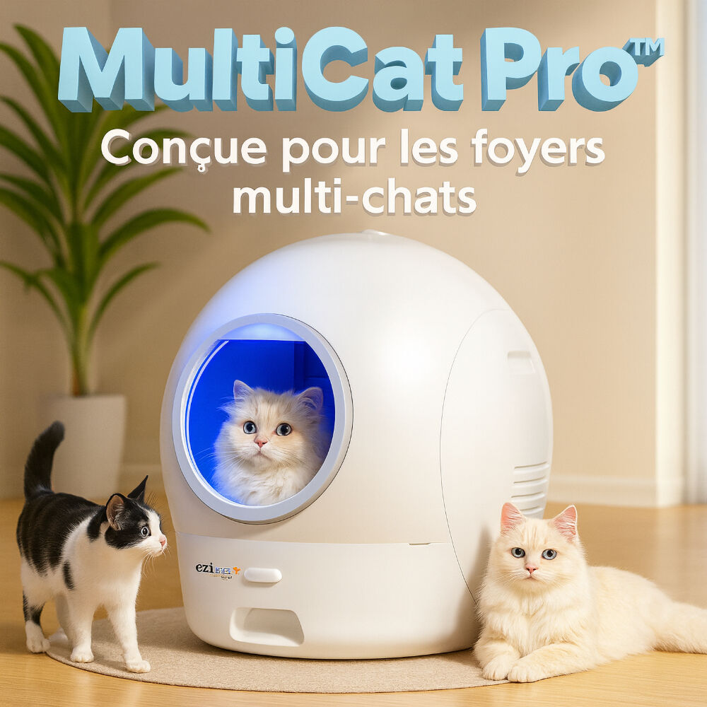 EZIclean - Liti&egrave;re Robot Autonettoyante CATBOT K10i pour Chats - x1 Image num&eacute;ro 8