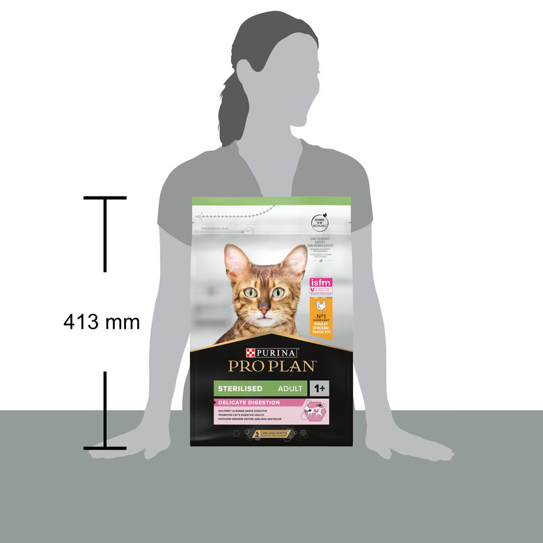 Pro Plan - Croquettes OPTIDIGEST Sterilised Adult Poulet pour Chat - 3Kg Image numéro 6 Pro Plan - Croquettes OPTIDIGEST Sterilised Adult Poulet pour Chat - 3Kg Image numéro 6