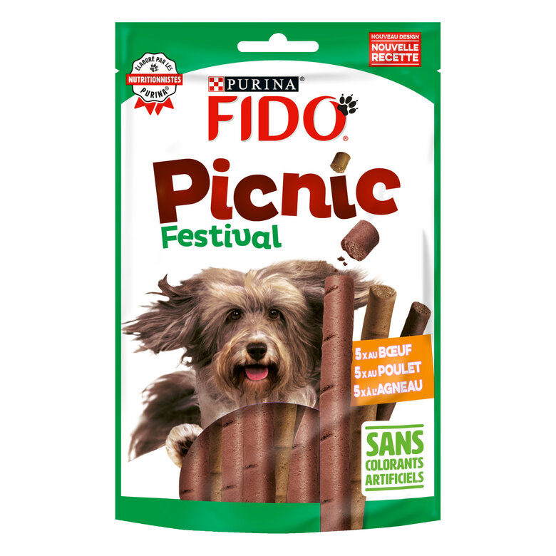 Fido - Friandises Picnic Festival pour Chien - 126g Image numéro 1 Fido - Friandises Picnic Festival pour Chien - 126g Image numéro 1