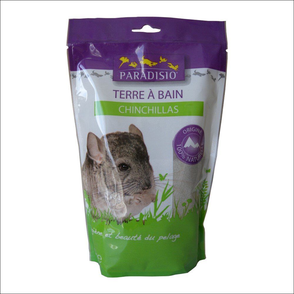 Paradisio - Terre &agrave; Bain pour Chinchillas - 800g Image num&eacute;ro 1
