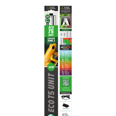 Reptile Systems - Eclairage Eco T5 Unit Zone 2 Ferguson pour Terrarium