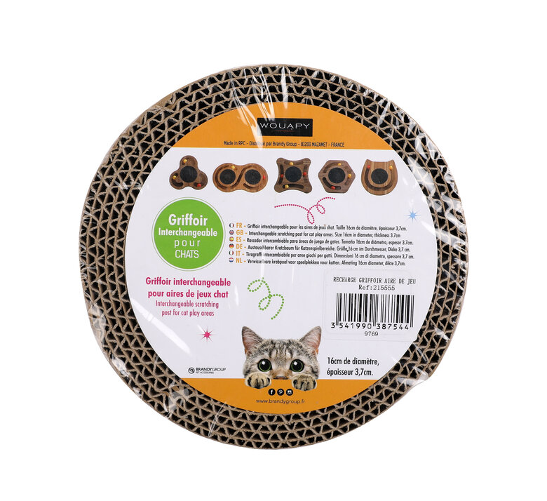 Wouapy - Recharge Griffoir Aire de Jeux - x2 Image numéro 2 Wouapy - Recharge Griffoir Aire de Jeux - x2 Image numéro 2